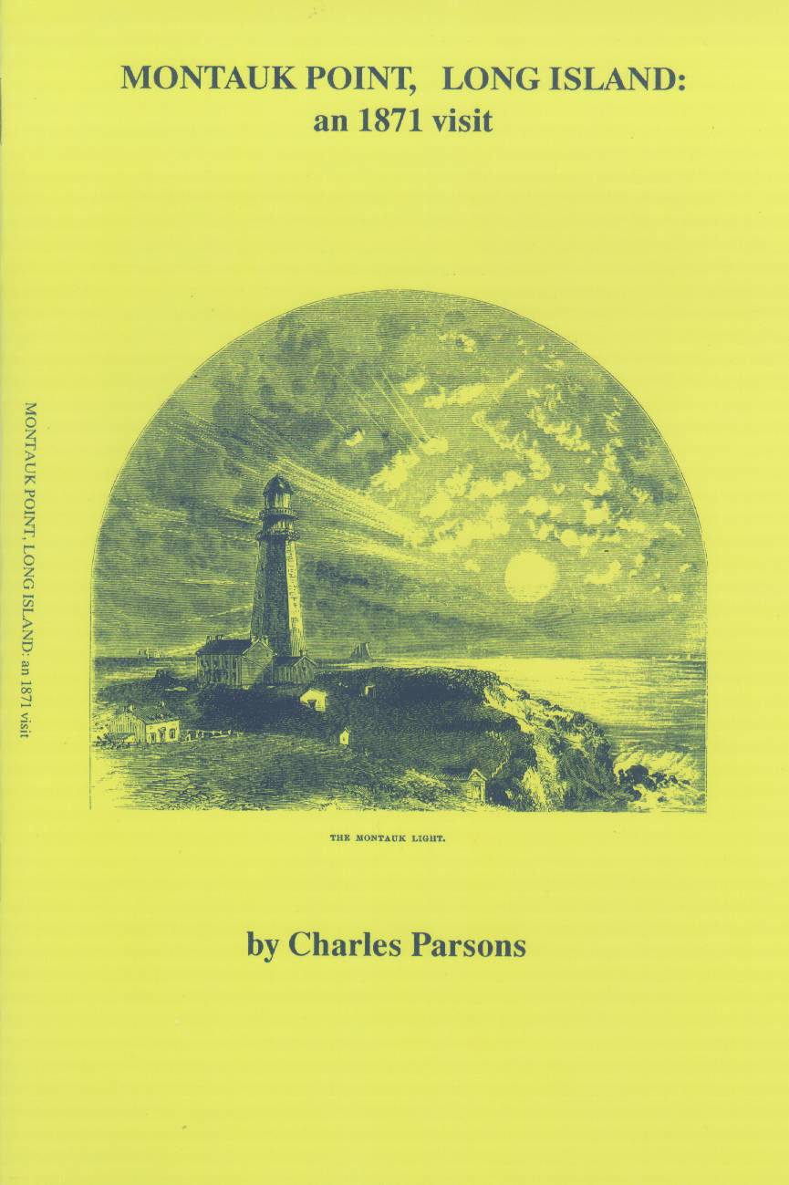 MONTAUK POINT, LONG ISLAND: an 1872 visit. vist0082frontcover